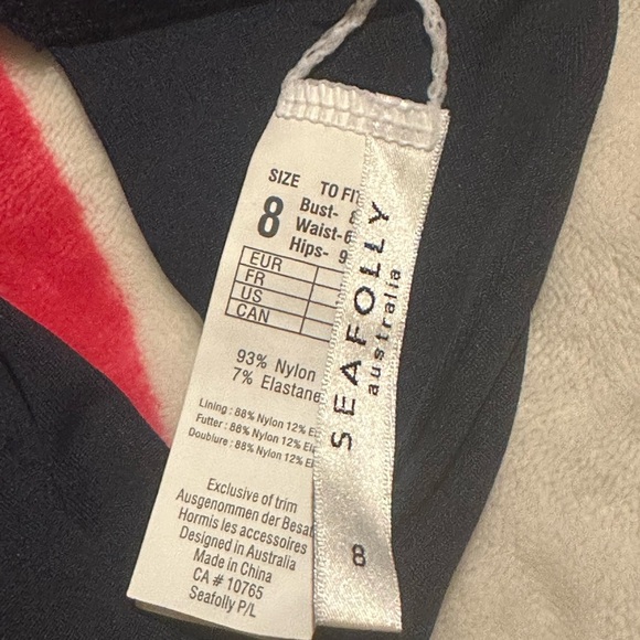 Seafolly Collective Twist Soft Cup Halter Indigo  NWOT - Picture 13 of 15